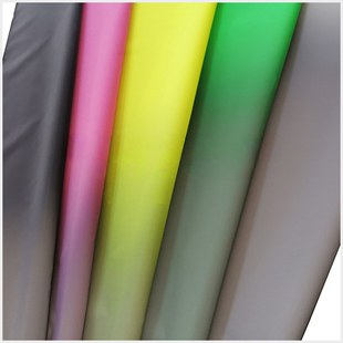 黃灰漸變色反光面料 顏色可定制