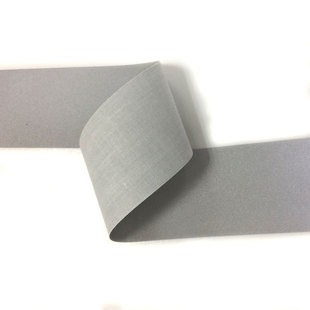 高耐水洗亮銀TC反光布