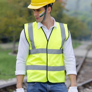 兩橫兩豎達(dá)標(biāo)環(huán)衛(wèi)施工安全背心