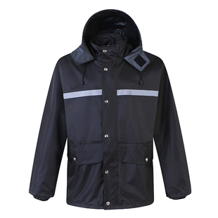 cnss反光雨衣雨褲套裝 分體休閑雨衣 時尚成人騎行雨衣