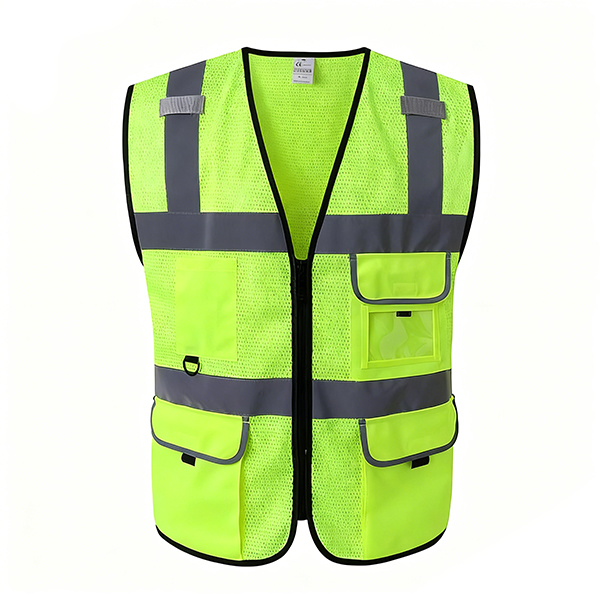 網(wǎng)布透氣反光背心施工交通安全熒光騎行馬甲