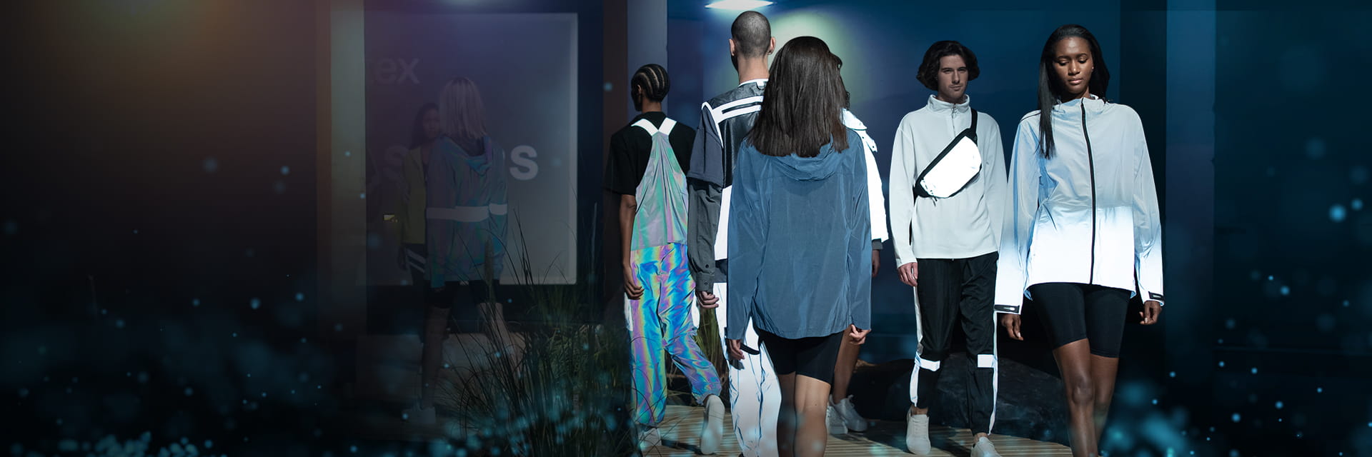 星華新材面料大身反光布舞臺服裝面料